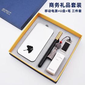 10000毫安充电宝、U盘、笔三件套定制