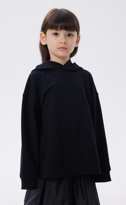 江南布衣童  22年秋款棉质连帽舒适套头卫衣  1M8411880 商品图6