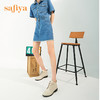 【春节不打烊】Safiya/索菲娅马丁靴2022年冬季新款英伦风百搭黑色系带低跟短靴 SF24116171 商品缩略图8