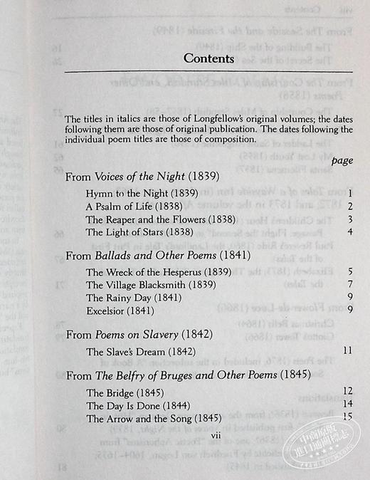 【中商原版】Dover Thrift Editions：Favorite Poems 英文原版 美国诗人朗费罗诗选 Henry Wadsworth Longfellow 商品图4