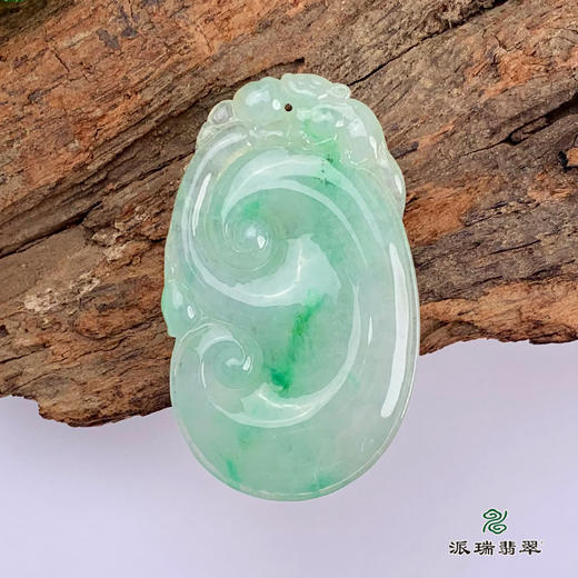 派瑞翡翠 翡翠挂件 糯种 飘花 商品图1