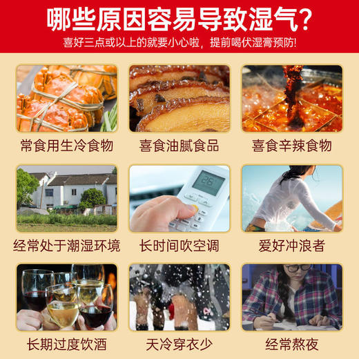 北京同仁堂内廷上用伏湿膏180g 越湿越有用 无湿一身轻 商品图2