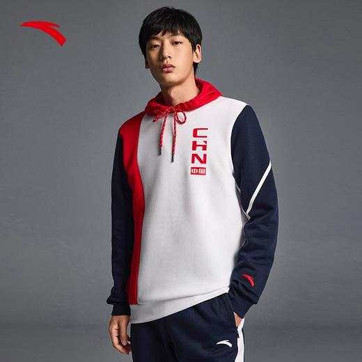 【S/M/XL/2XL断码】安踏套头卫衣男新款运动套头衫简约拼色卫衣官方旗舰152237708【库存有限，如无货将做退款，介意慎拍！】 商品图4