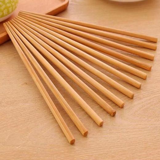 天然竹筷子 无漆无蜡纯竹筷子【10双装】 商品图2