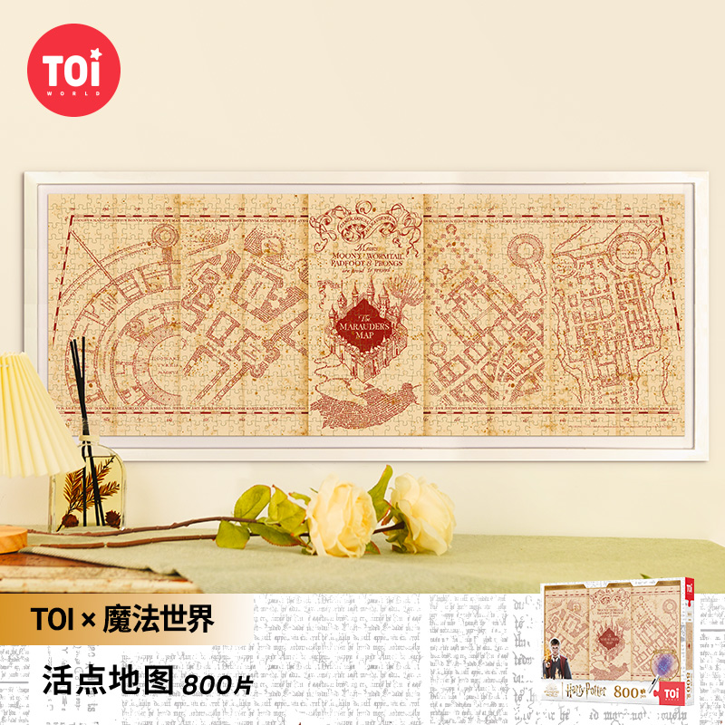 TOI图益-哈利波特系列-《活点地图》-800片