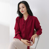 【鹿与安迪】春秋天丝飘带衬衣 5798 商品缩略图9