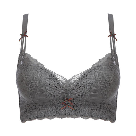 都市丽人舒软挺塑轻塑AB杯调整型文胸蕾丝加厚3/4杯塑身衣塑身文胸五排扣无钢圈LJ24M6 商品图3