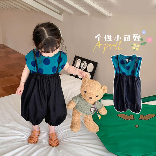 裁缝学苑TQ58女童七分灯笼裤子纸样上衣套装儿童衣服童装版型样板 商品图0