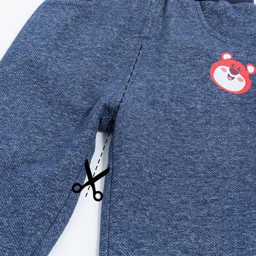 迪士尼童装 秋冬新品儿童抓绒保暖休闲裤男女童长裤223K1346 商品图6