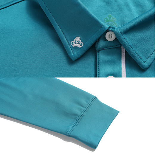 BLW-002B(PROSIMON高尔夫秋冬男款长袖撞色翻领POLO衫） 商品图3