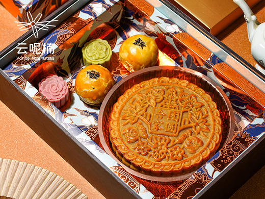 宝石鎏霞（中秋月饼礼盒 5枚装） 商品图1