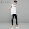 DIVINA BLU伦敦系列休闲外搭T恤宽松瑜伽服罩衫女士跑步运动上衣 商品缩略图3