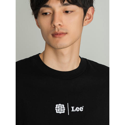 Lee宫廷文化“龙随型动”潮服22秋冬新品舒适男短袖T恤LMT0036384DR00F97W000 商品图4