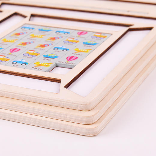 【早教认知 乐趣翻倍】新品木制连连看对对碰游戏儿童早教消消乐幼儿园益智玩具 商品图3