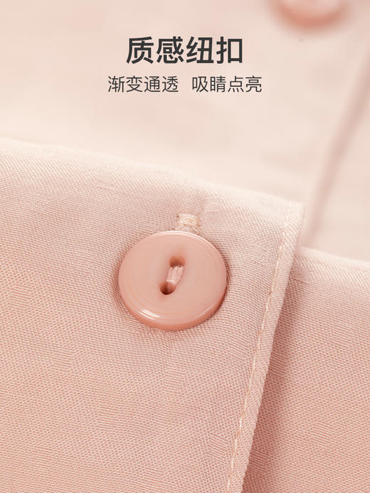 I'd爱帝女士棉纱薄款居家服纯棉长袖空调服 商品图4