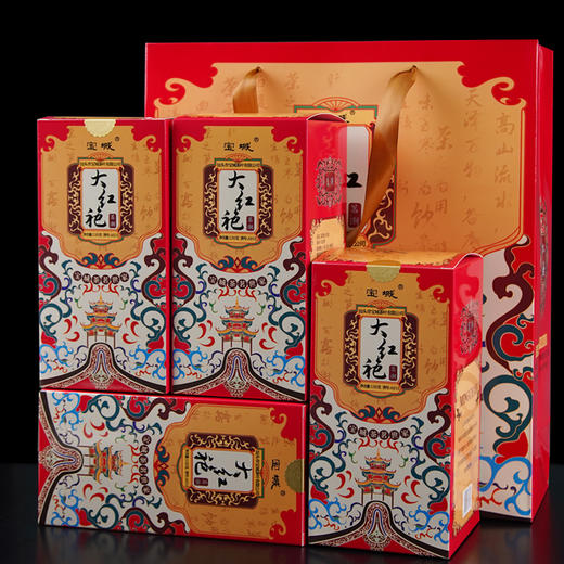 宝城茗潮大红袍茶叶126克浓香型乌龙茶礼盒装A915 商品图4