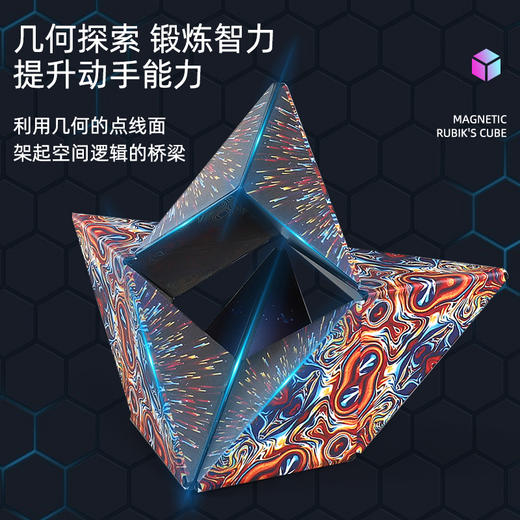 【爆款任选二件39.9元 请选二个划算哦】托思奇百变魔方3D磁力锻练空间思绪能力玩趣出奇提升孩子动手能力 商品图4