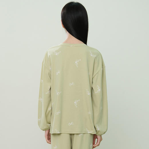 都市丽人好睡好眠女士正价棉质套装40支CVC双面中家居服长袖睡衣LH22G8 商品图2