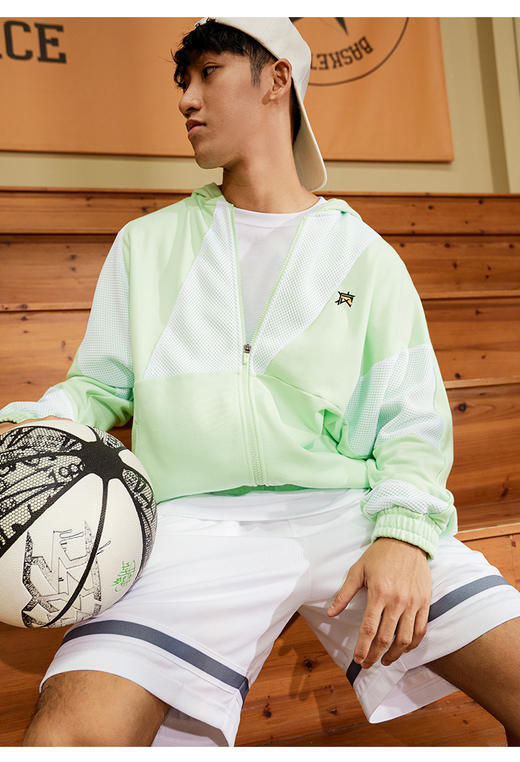 安踏运动外套男士新款连帽开衫卫衣针织运动上衣152231704【库存有限，如无货将做退款，介意慎拍！】 商品图1