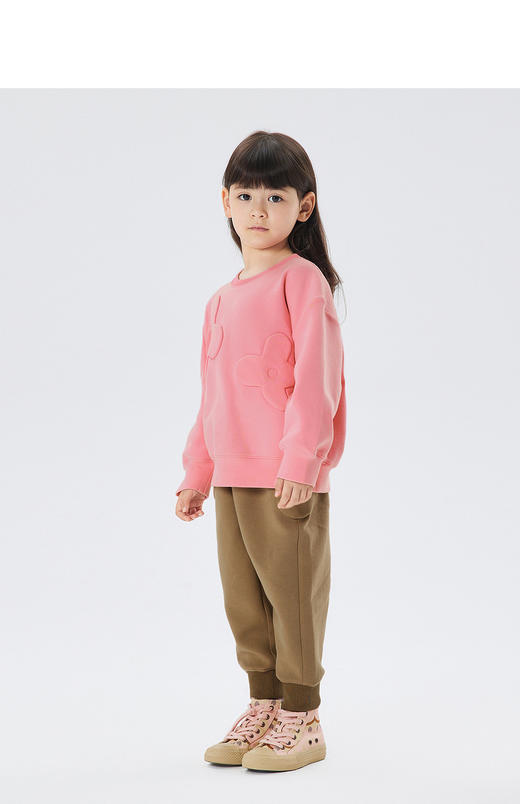 江南布衣童 22年秋款  宽松束脚长裤  1M8E12610 商品图4