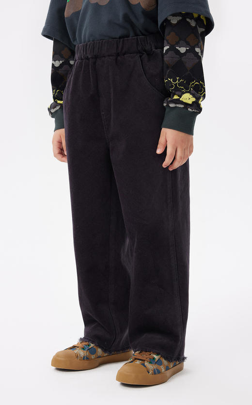 江南布衣童  22年秋款 休闲长款锥形裤  1M8E12490 商品图4