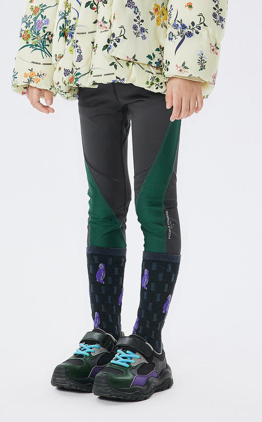 江南布衣童  22年秋款  撞色紧身锥形长款打底裤  1M8E12630 商品图3