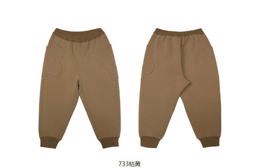 江南布衣童 22年秋款  宽松束脚长裤  1M8E12610 商品图7