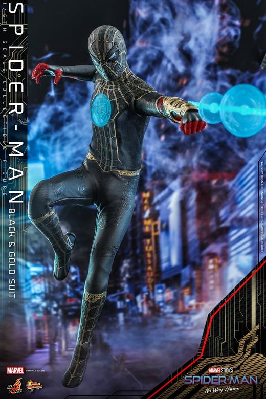 Hottoys 限量发售系列 黑金蜘蛛侠 1/6 商品图3