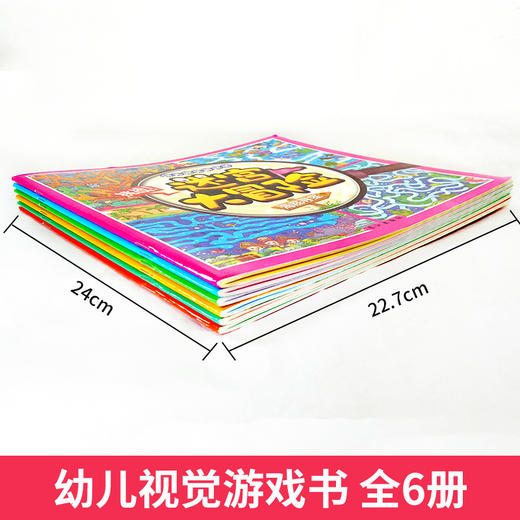迷宫大冒险全套6册幼儿早教书籍儿童益智游戏绘本0-3-6岁宝宝图画捉迷藏逻辑思维专注力训练益智书籍开发大脑玩转大迷宫益智早教书 商品图1