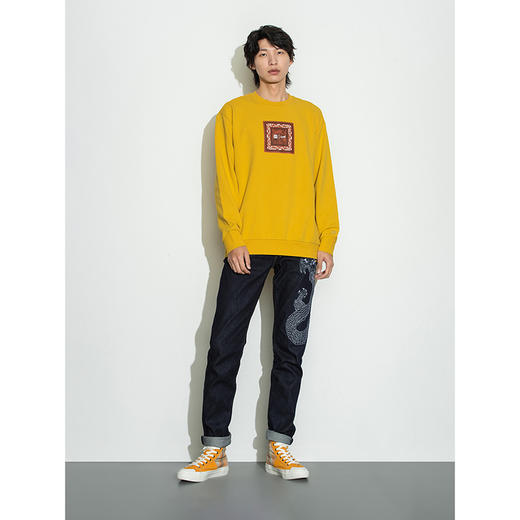 Lee宫廷文化“龙随型动”潮服彭于晏同款22秋冬新品731男牛仔裤 商品图2