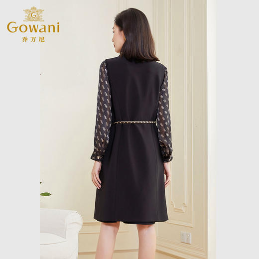 乔万尼春装新款马甲女精致感收腰显瘦外套EF3H826 商品图3