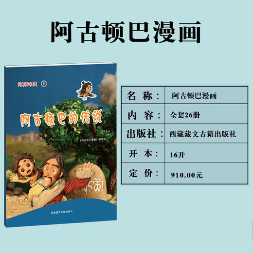 (仓发) 阿古顿巴漫画17：只要一口袋/西藏藏文古籍出版社/9787805899763 商品图7