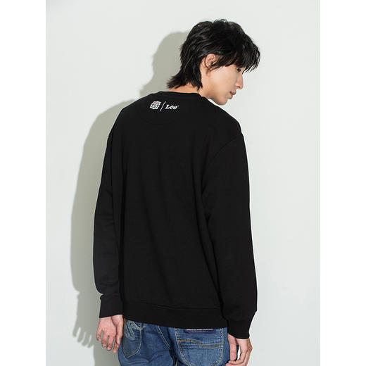 Lee宫廷文化“龙随型动”潮服22秋冬新品舒适版男卫衣LMT003642 商品图1