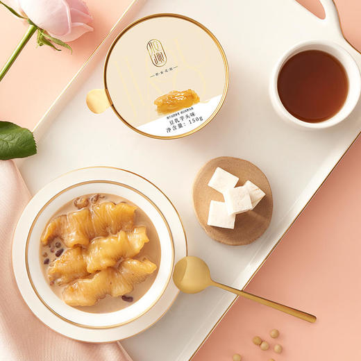 【胶趣小红碗即食花胶礼盒装】鲜炖深海斗湖鱼胶备孕孕妇月子宫寒术后康复等营养滋补养胃健脾高蛋白低脂肪，固体含量大于60% 商品图2