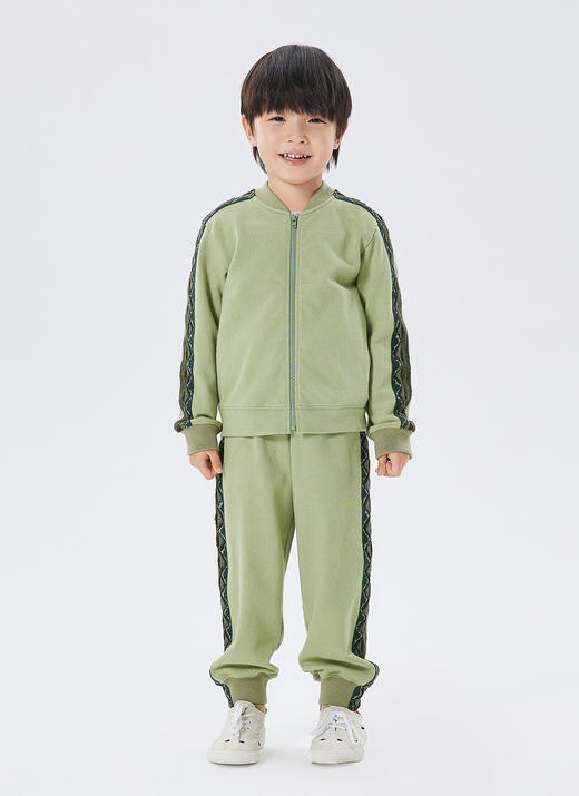 江南布衣童  22年秋款 棉质束脚长裤  1M8E12590 商品图8