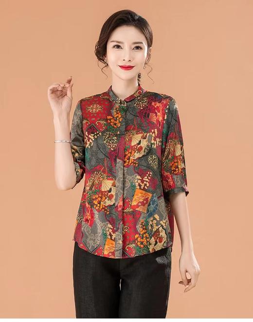 诺林兰蚕丝上衣16001（4） 商品图0