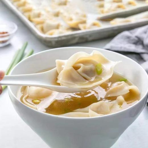 【严选】今三麦手工大馅元宝馄饨400g*2袋+今三麦小胖子油条500g*1袋 商品图1