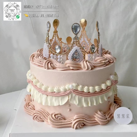 定制蛋糕—复古皇冠蛋糕