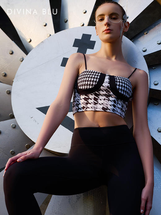 DIVINA BLU夏威夷系列传奇瑜伽文胸女士美背运动内衣跑步健身背心 商品图2