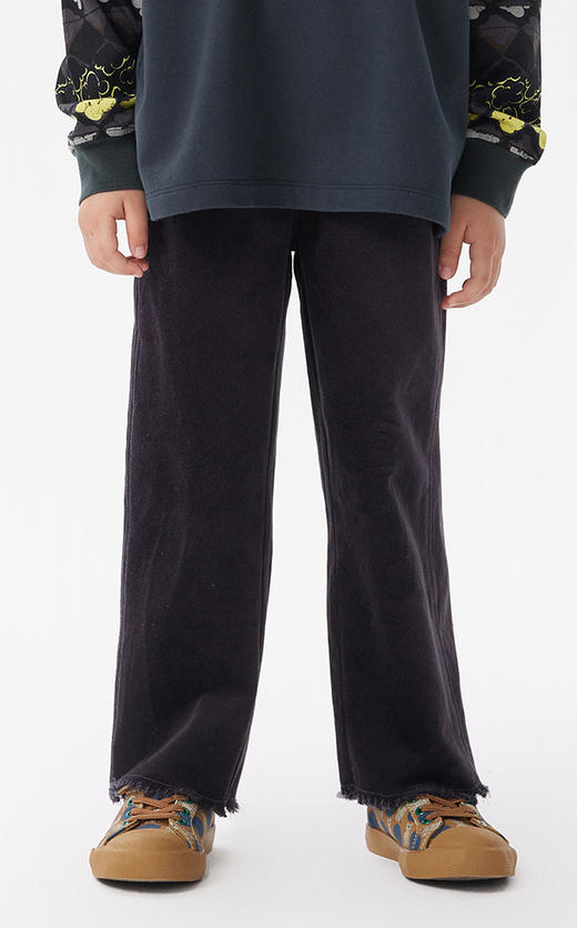 江南布衣童  22年秋款 休闲长款锥形裤  1M8E12490 商品图5