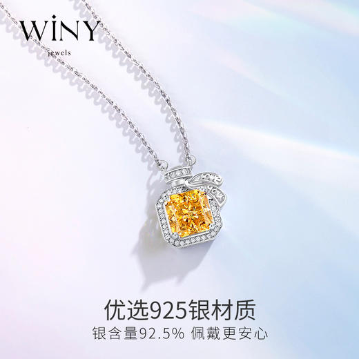 Winy925纯银香水物语项链送女友闺蜜老婆爱人节日生日礼物 商品图4