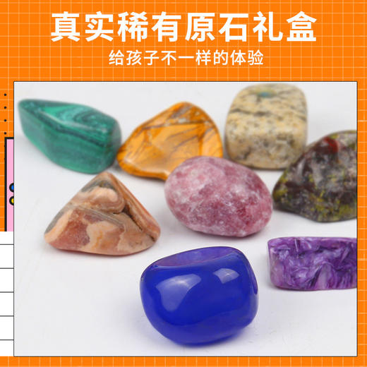 【畅游宝石王国 矿石标本100颗】CHOPIGOO俏皮谷天然水晶矿石标本礼盒 成就小小地质家 打造宝石博物馆 商品图3