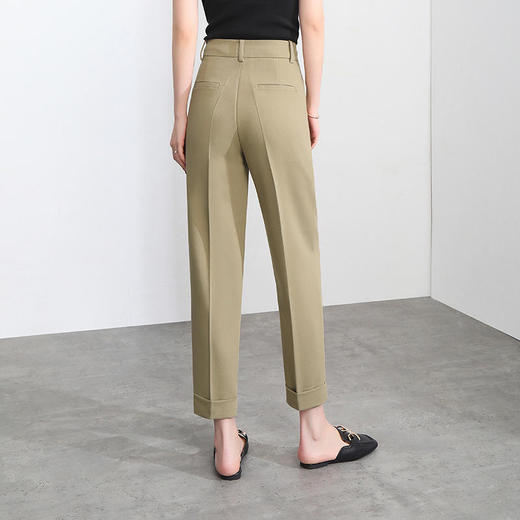 休闲时尚，烟管裤直筒高腰显瘦小脚裤九分萝卜哈伦裤MFE-8889 商品图3