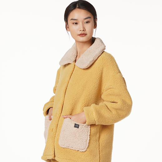 都市丽人生活家居女士羊羔绒套装羊羔绒厚家居服长袖睡衣LH21L2 商品图1