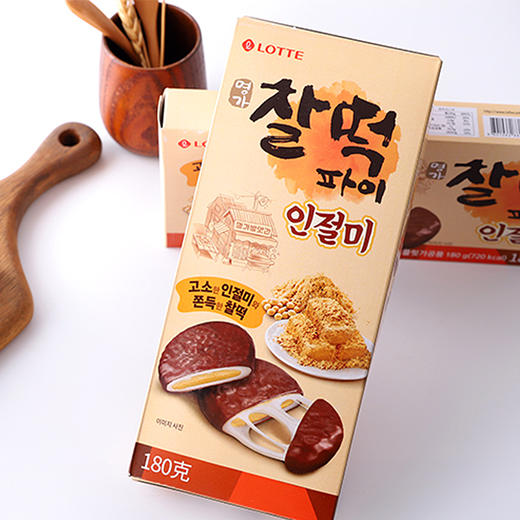 乐天 打糕派豆粉巧克力味180g  商品图1