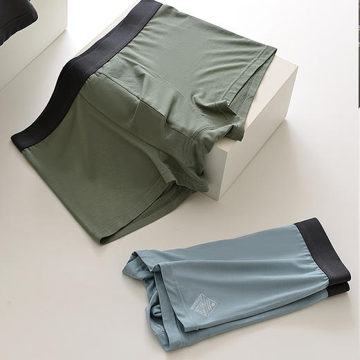 日式 莫代尔松软透气平角内裤 舒适护卫丁丁  三条装 商品图1