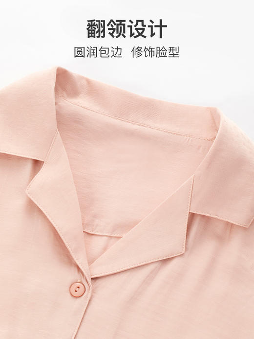 I'd爱帝女士棉纱薄款居家服纯棉长袖空调服 商品图3