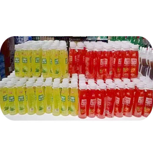 【1元/瓶】安氏春天小青柠果汁/小草莓果汁饮料280ml 商品图0