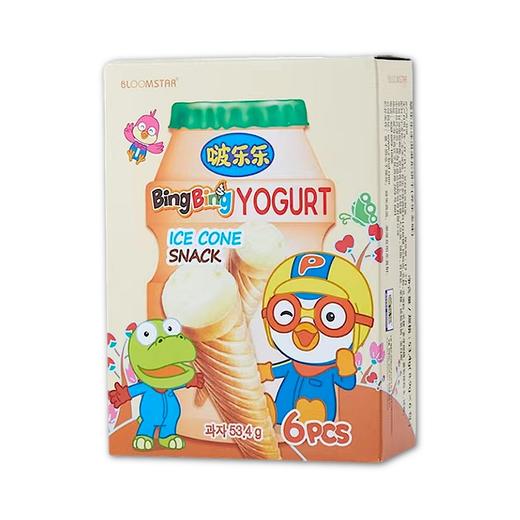 啵乐乐 冰淇淋形饼干 养乐多味 53.4g   商品图0