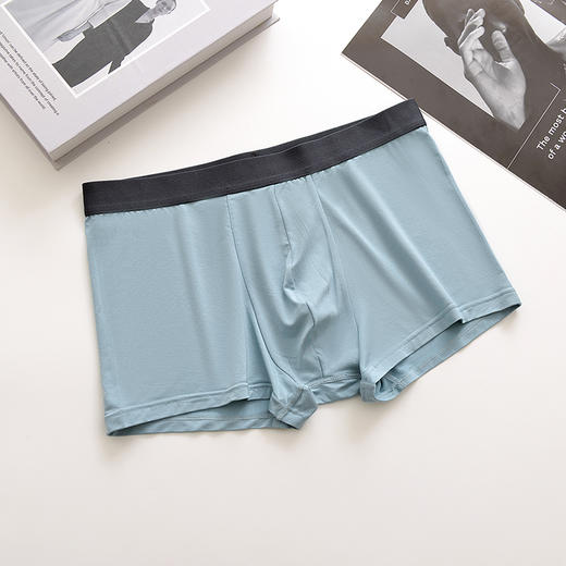 日式 莫代尔松软透气平角内裤 舒适护卫丁丁  三条装 商品图3